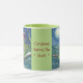 Grenouille sur le log NOËL MUG (Centre)