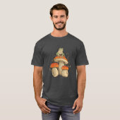 Grenouille sur T-shirt champignon (Devant entier)
