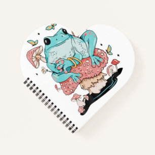 Grenouille Sur Un Champignons, Carnet De Grenouill