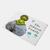 Grenouille sur un tapis rond (Incliné)