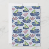 Grenouille sur une Carte de remerciements Lily Pad (Dos)