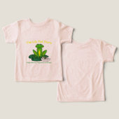 Grenouille sur une feuille de nénuphar rose clair (Design Recto & Verso)