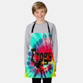 Grenouille teintée cravate, tablier complet pour e (Porté)