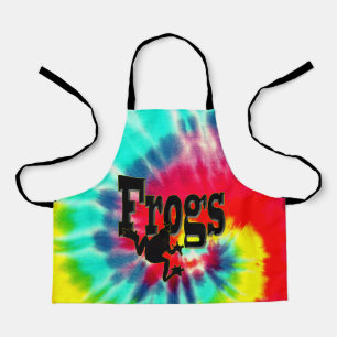 Grenouille teintée cravate, tablier complet pour e