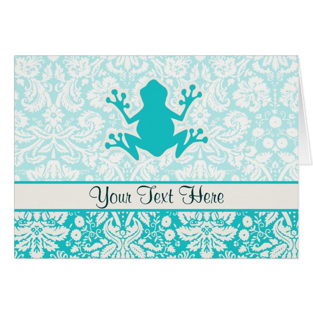 Grenouille turquoise (Devant horizontal)