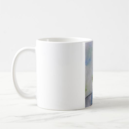 Grenouille Vert et Brown 325 ml Mug blanc classiqu (Gauche)