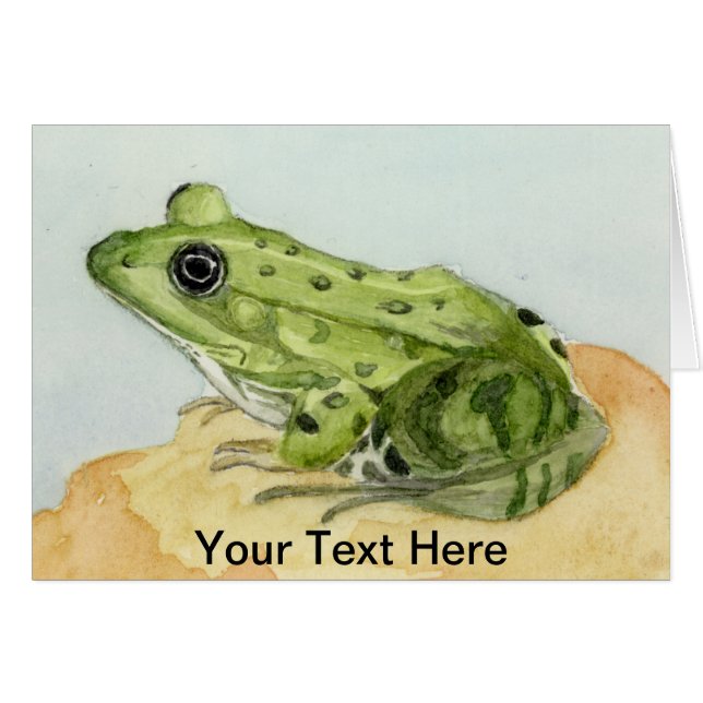 Grenouille verte (Devant horizontal)