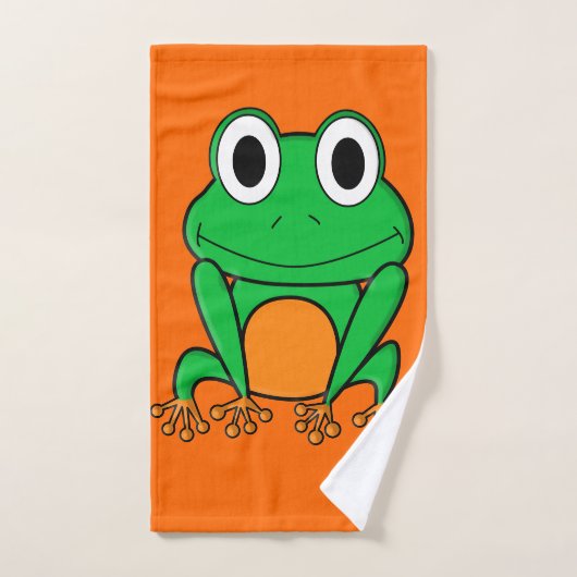 Grenouille verte (Serviette à main)