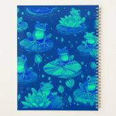 Grenouille verte et bleue personnalisée (Dos)