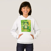 Grenouille verte mignonne (Devant entier)