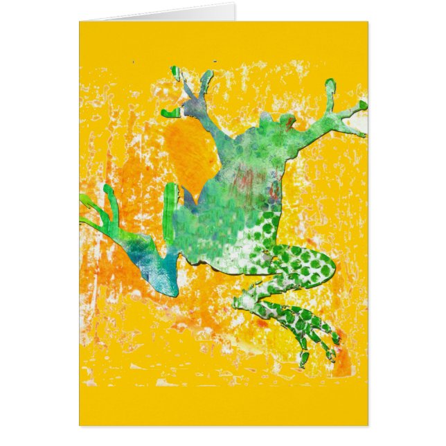 Grenouille verte mignonne (Devant)