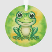 Grenouille verte mignonne (dos)