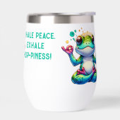 Grenouille verte moderne Inhale Exhale | (Gauche)