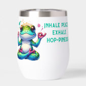 Grenouille verte moderne Inhale Exhale | (Arrière)