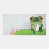 Grenouille verte Se détendre dans l'étang (Clavier et souris)