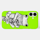 Grenouille verte sur un Coque - Art par Skye Ryan- (Verso (horizontal))