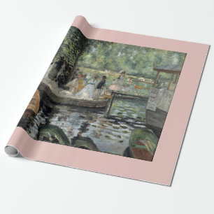 Grenouillere Renoir impressionistische schilderkun Cadeaupapier