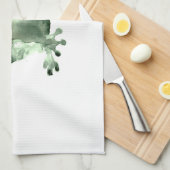 Grenouilles blanches heureuses de serviette de (Quart Plié)