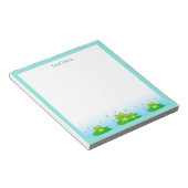 Grenouilles chanteuses heureuses Bloc-notes simple (Incliné)