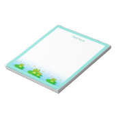 Grenouilles chanteuses heureuses Bloc-notes simple (Tourné)