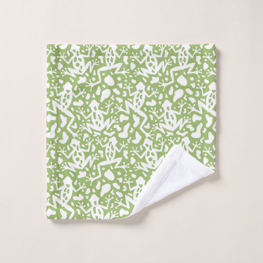 Grenouilles colorées (Gant de toilette)