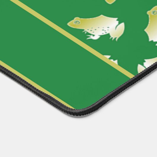 Grenouilles d'or sur vert (Coin)