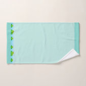 Grenouilles drôles et mignonnes sur serviette de b (Serviette à main)