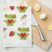 Grenouilles Poulet Serviette de cuisine (Quart Plié)