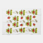 Grenouilles Poulet Serviette de cuisine (Horizontal)