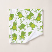 Grenouilles Vertes Danseuses (Gant de toilette)