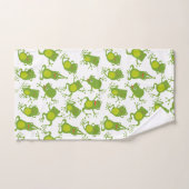 Grenouilles Vertes Danseuses (Serviette à main)