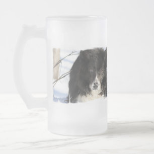 Grens Collie Dog Frosted Mok
