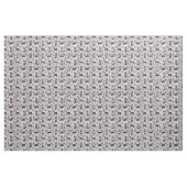 Grens Collie dog paarse florae Stof (Yard (91,4 cm))