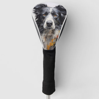 Grens Collie hond in de wind 003 - Yacobsen Deros Golfheadcover