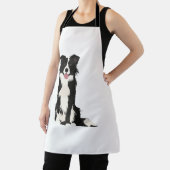 Grens Collie Illustratie! Schort (Insitu)
