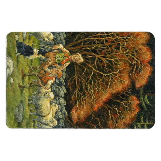 Grens Collie Magnet ~ Herder en Schaap Magneet (Horizontaal)