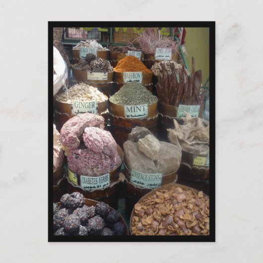 grens egypte - specerij briefkaart (Voorkant)