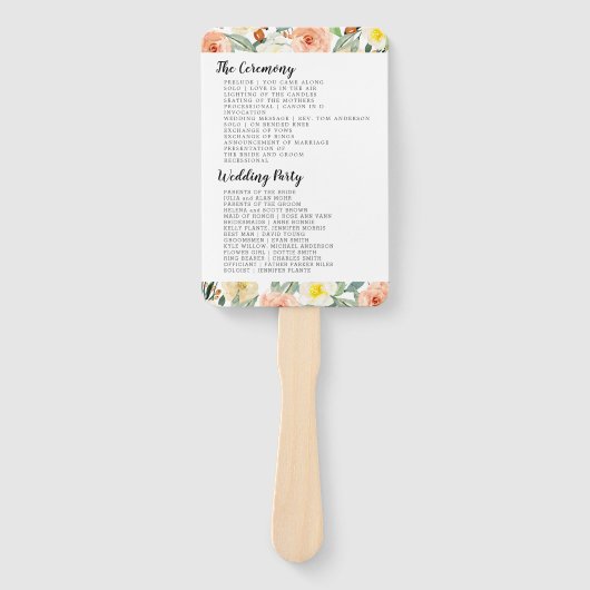 Grens van de papegaaiers handwaaier (Voorkant)