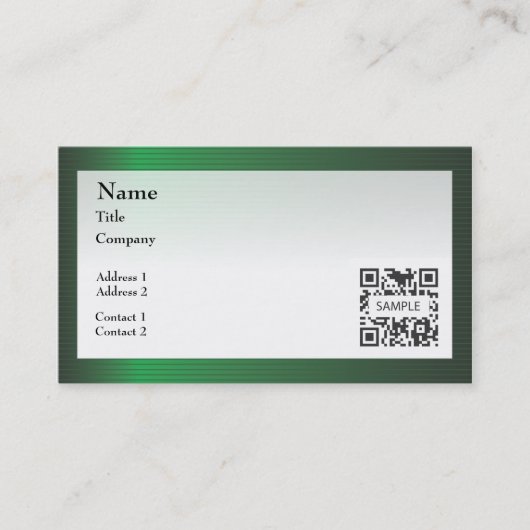 Grens van de Streep van de Sjabloon van het Visitekaartje (Voorkant)