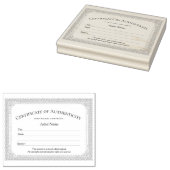  grenscertificaat van echtheid stempel (Gestempeld)