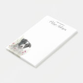 GRENSCOLIE AANGEPASTE Hondenliefhebber Cute Puppy Post-it® Notes (Schuin)