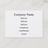 GRENSCOLLIE VISITEKAARTJE (Achterkant)