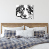 GRENSCOLLIES CANVAS AFDRUK (Insitu (Slaapkamer))
