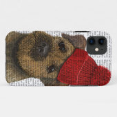 Grensdrager met Rode Pet 3 Case-Mate iPhone Case (Achterkant (horizontaal))