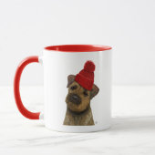 Grensdrager met Rode Pet 3 Mok (Links)