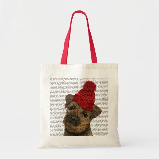 Grensdrager met Rode Pet 3 Tote Bag (Voorkant)