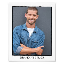 Grenslijn Retro Acteur Acting Headshot - 8x10