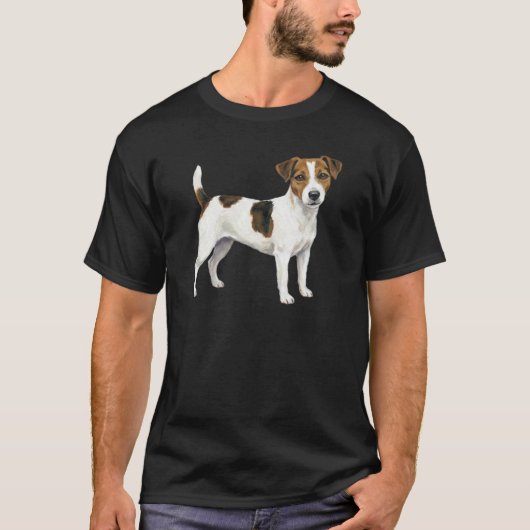Grensloze Bumper: Naïeve Jack Russell Terriër T-shirt (Voorkant)