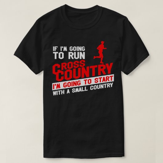 Grensoverschrijdend Cadeau I XC run 6 T-shirt (Design voorkant)