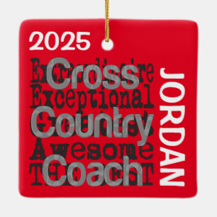 Grensoverschrijdende coach Extraordinaire CUSTOM Keramisch Ornament